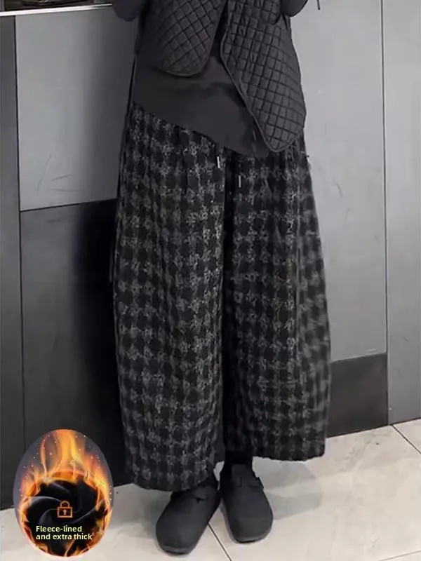 plus Size Comfortable Casual Pants Women's Thiened Fce Plaid Loose Fit Winter Trousers And Pear aped Women
plus Size Comfortable Casual Pants Women's Thiened Fce Plaid Loose Fit Winter Trousers And Pear aped Women