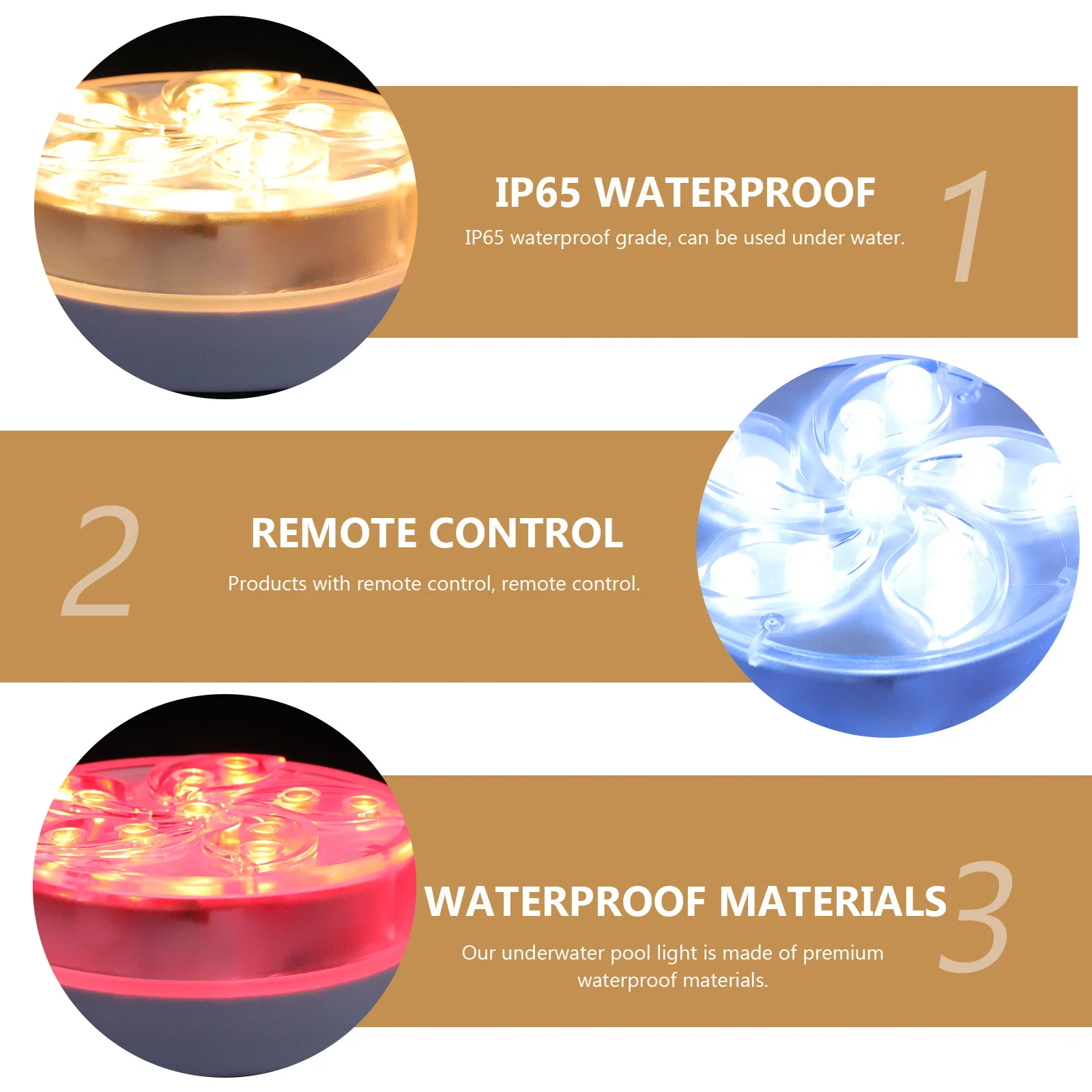Remote Control L Light RGB Adjustable Timer Waterproof LED Pool Lights for Ponds Aquariums Underwater Lighting Accessories
Remote Control L Light RGB Adjustable Timer Waterproof LED Pool Lights for Ponds Aquariums Underwater Lighting Accessories