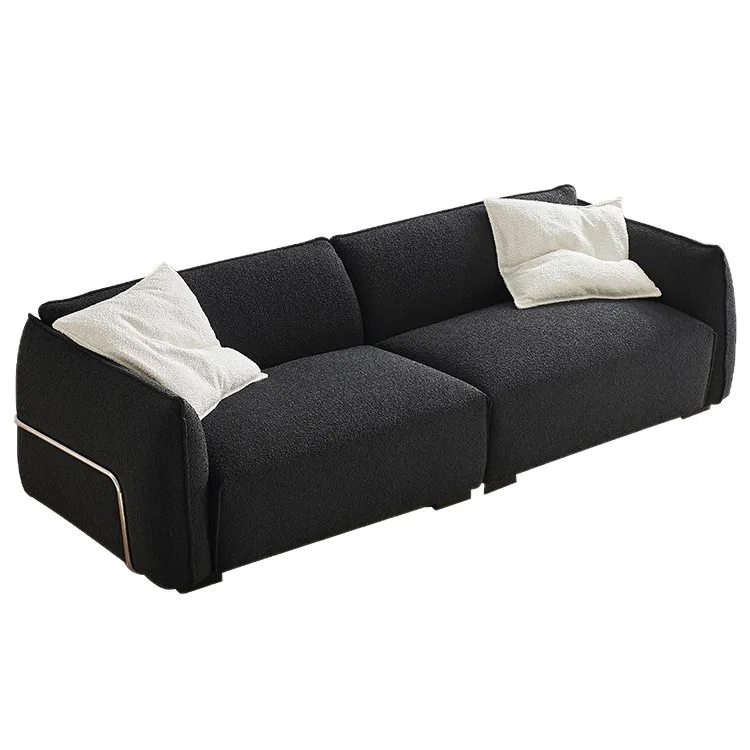 Black bean medieval sofa fabric small apartment living room modern light luxury simple minimalist sofa
Black bean medieval sofa fabric small apartment living room modern light luxury simple minimalist sofa