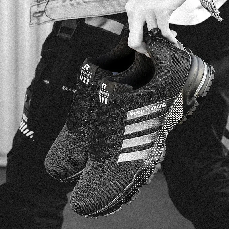 Running Shoes Breathable Outdoor Sports Shoes Lightweight Lace-UP Sneakers for Women Comfortable Athletic Men Training Footwear
Running Shoes Breathable Outdoor Sports Shoes Lightweight Lace-UP Sneakers for Women Comfortable Athletic Men Training Footwear