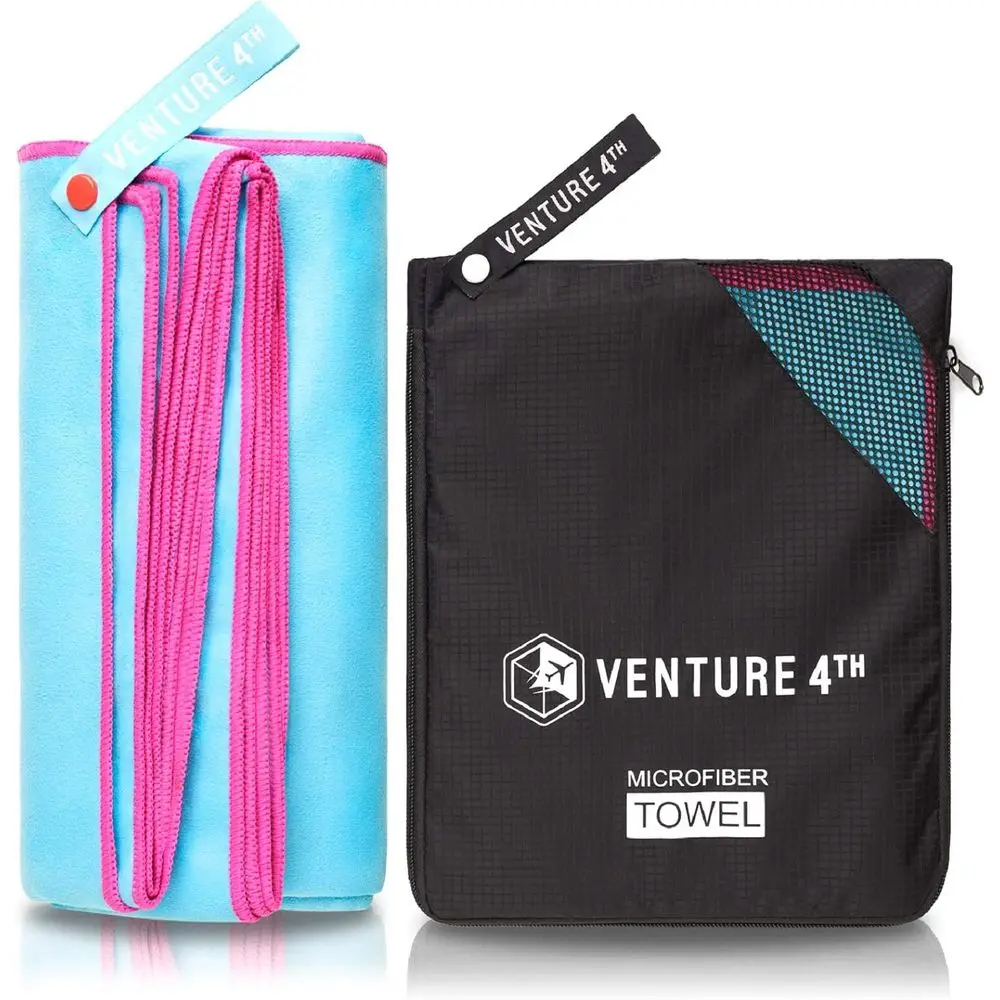 Fast Drying Microfiber Travel Towels - Ideal for Hiking, Yoga, Swimming, Fitness, and Beach Adventures in 3 Sizes
Fast Drying Microfiber Travel Towels - Ideal for Hiking, Yoga, Swimming, Fitness, and Beach Adventures in 3 Sizes