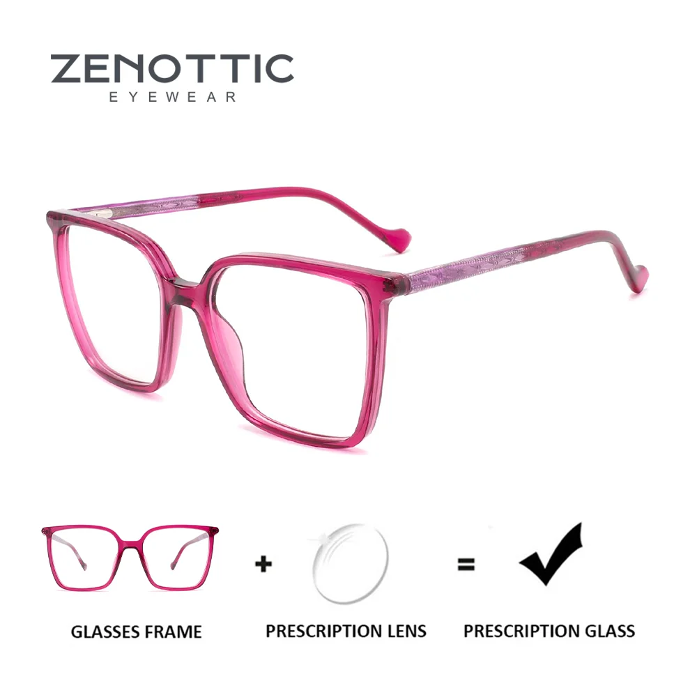ZENOTTIC Modish Acetate Prescription Glasses For Women Stylish Rectangle Progressive/Photochromic Optical Eyeglasses
ZENOTTIC Modish Acetate Prescription Glasses For Women Stylish Rectangle Progressive/Photochromic Optical Eyeglasses