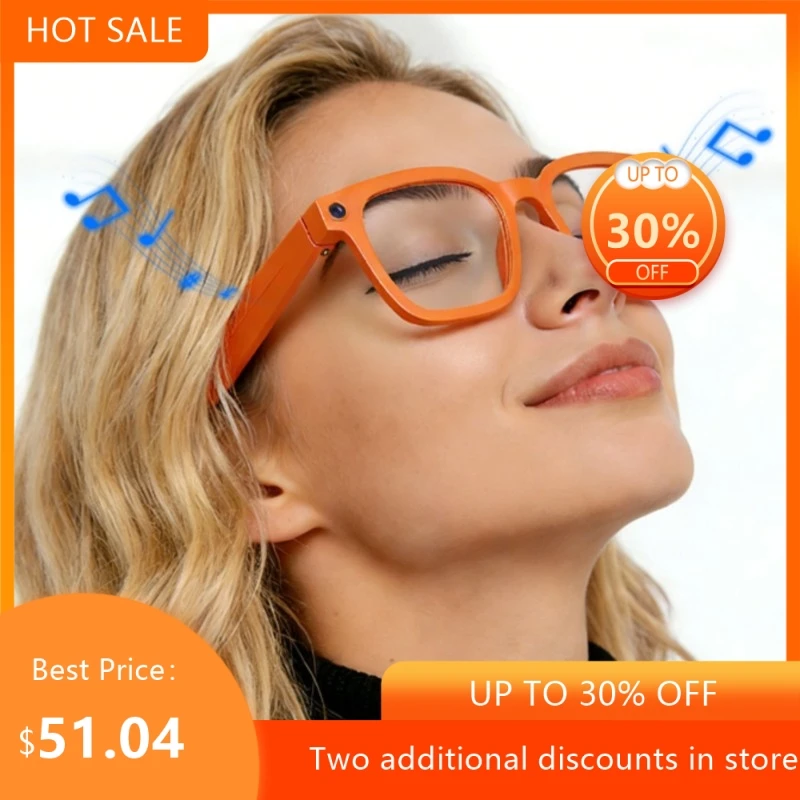 800W Pixel Camera Smart Glasses Capable Of Taking Photos Recording Videos WiFi Transmission Translation And Calling New Hot 2026
800W Pixel Camera Smart Glasses Capable Of Taking Photos Recording Videos WiFi Transmission Translation And Calling New Hot 2026