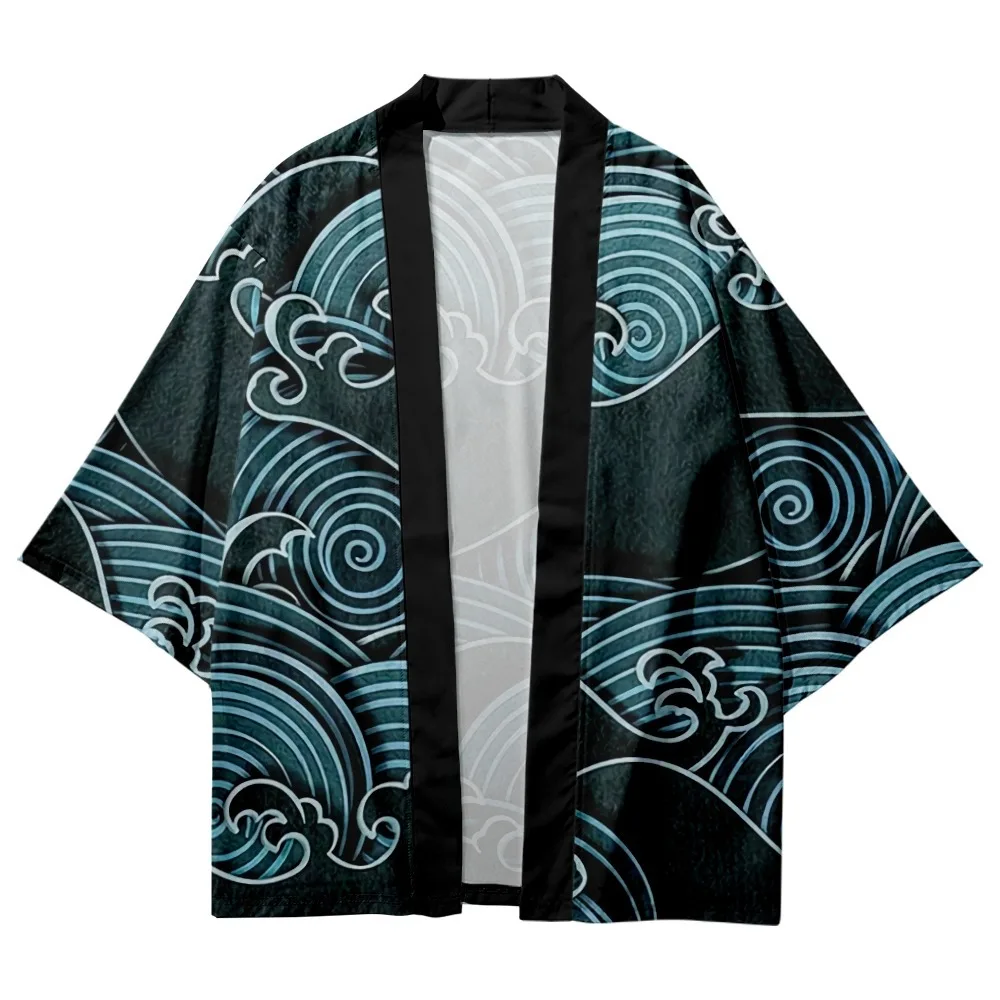 Japanese Wave Printed Kimono Beach Shorts Traditional Anime Clothes Cardigan Cosplay Men Women Yukata Shirt Blouse
Japanese Wave Printed Kimono Beach Shorts Traditional Anime Clothes Cardigan Cosplay Men Women Yukata Shirt Blouse