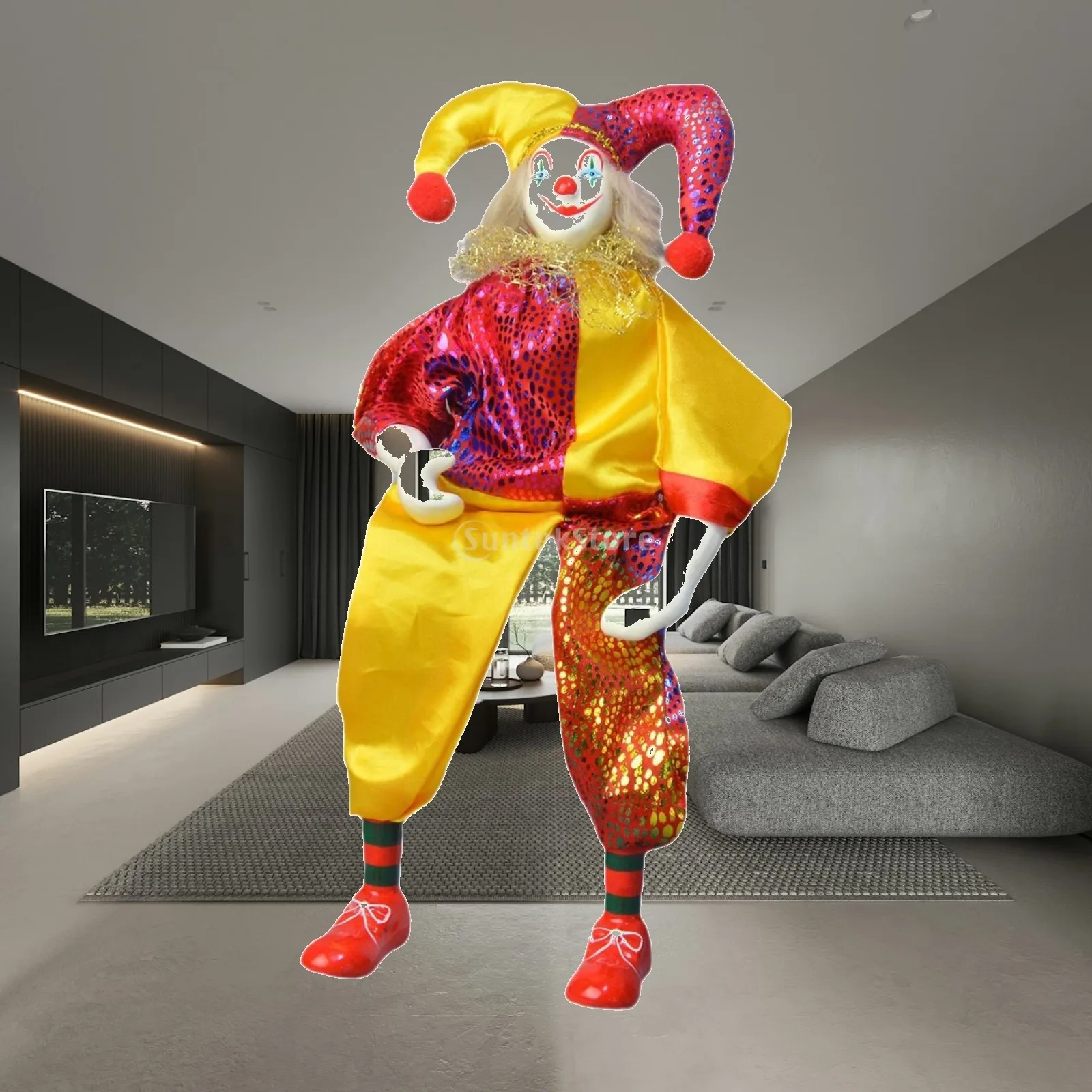 Clown Doll Tabletop Decor Halloween Decoration Holiday Gift Creative Clown Model for Bedroom Desktop Party Living Room Indoor
Clown Doll Tabletop Decor Halloween Decoration Holiday Gift Creative Clown Model for Bedroom Desktop Party Living Room Indoor