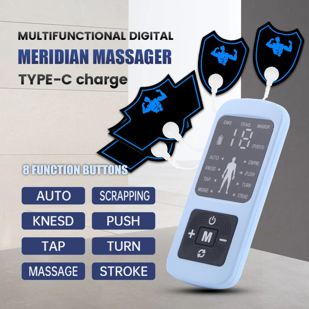 Tens Muscle Stimulator Therapy High-Frequency Ems Muscle Stimulator Electric Physiotherapy Pulse Body Massager Slimming Machine
Tens Muscle Stimulator Therapy High-Frequency Ems Muscle Stimulator Electric Physiotherapy Pulse Body Massager Slimming Machine