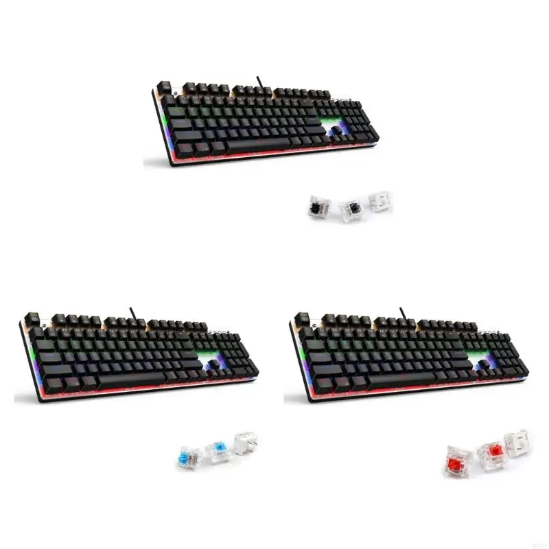 B0KF 104-ключ-клавиатура против борьбы с голубыми USB Blue Black Red RGB Backlit USB
B0KF 104-ключ-клавиатура против борьбы с голубыми USB Blue Black Red RGB Backlit USB