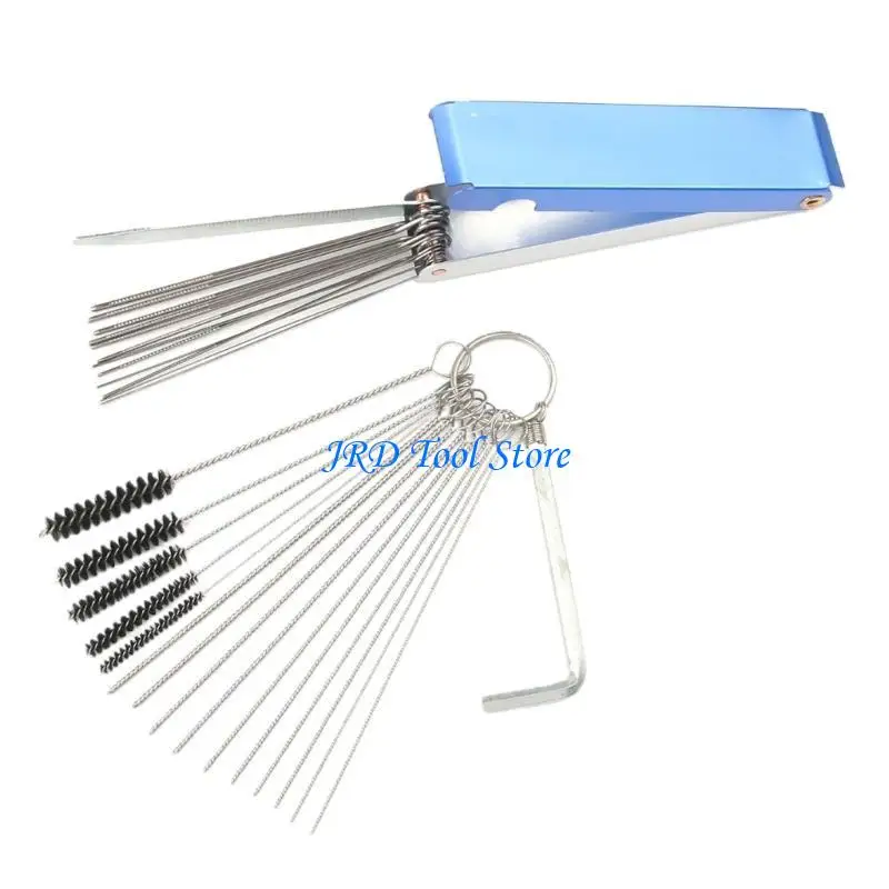 A2UD Carburettor Cleaning Brush Set Stainless Steel Aluminum Box 5 Brushes Wrench
A2UD Carburettor Cleaning Brush Set Stainless Steel Aluminum Box 5 Brushes Wrench