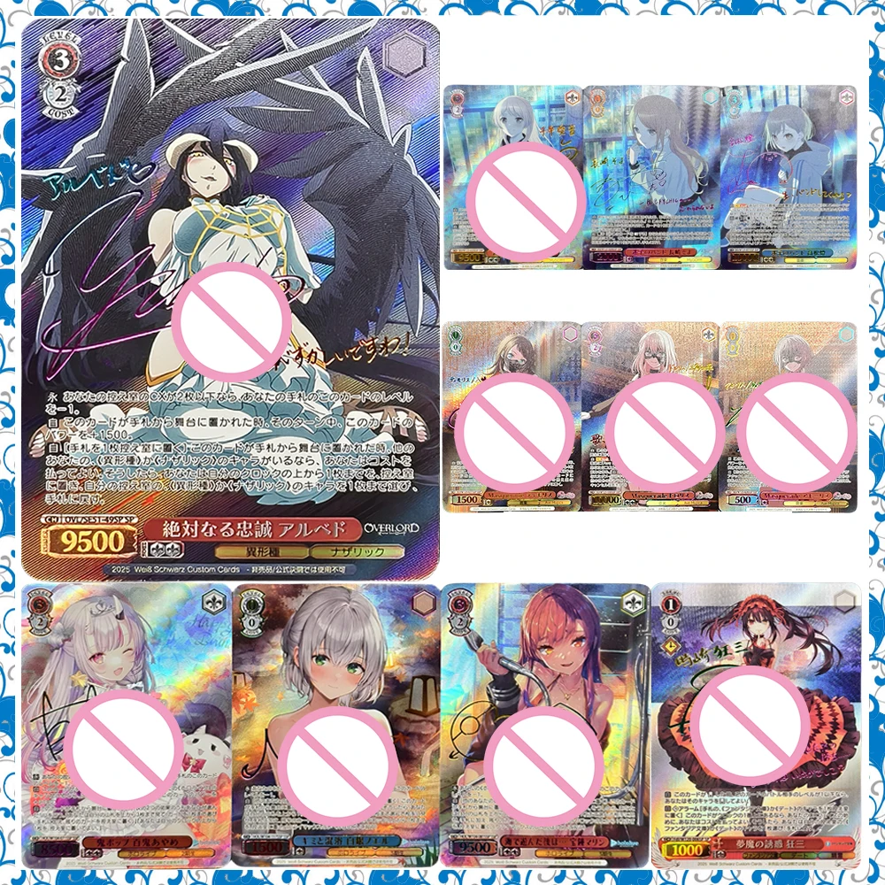 Коллекционная карта «сделай сам», История богини ACG, Вайс Schwarz, аниме Альбедо, сексуальная игра, игрушка, сменная карта, фестиваль, подарок на день рождения 
Коллекционная карта «сделай сам», История богини ACG, Вайс Schwarz, аниме Альбедо, сексуальная игра, игрушка, сменная карта, фестиваль, подарок на день рождения