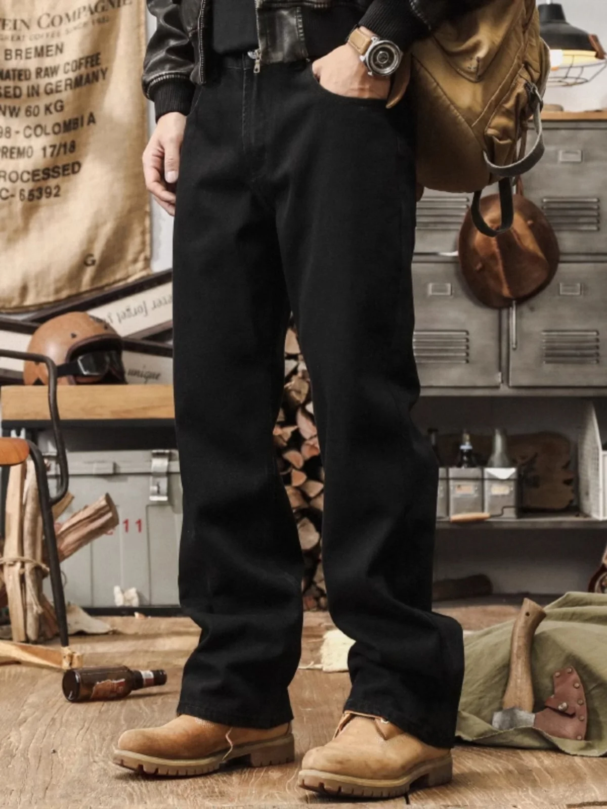 American Sle Loose Straight Leg Bla Jeans Men's Casual Long Pants Summer New Arrival Youth Trendy Wear Resistant Jeans
American Sle Loose Straight Leg Bla Jeans Men's Casual Long Pants Summer New Arrival Youth Trendy Wear Resistant Jeans