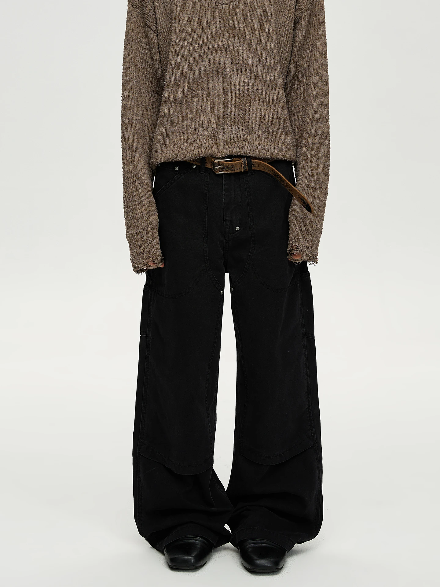 Мужские и женские свободные прямые брюки в стиле ретро American Decrion, рабочие брюки А-силуэта, хлопковые прямые брюки
Мужские и женские свободные прямые брюки в стиле ретро American Decrion, рабочие брюки А-силуэта, хлопковые прямые брюки