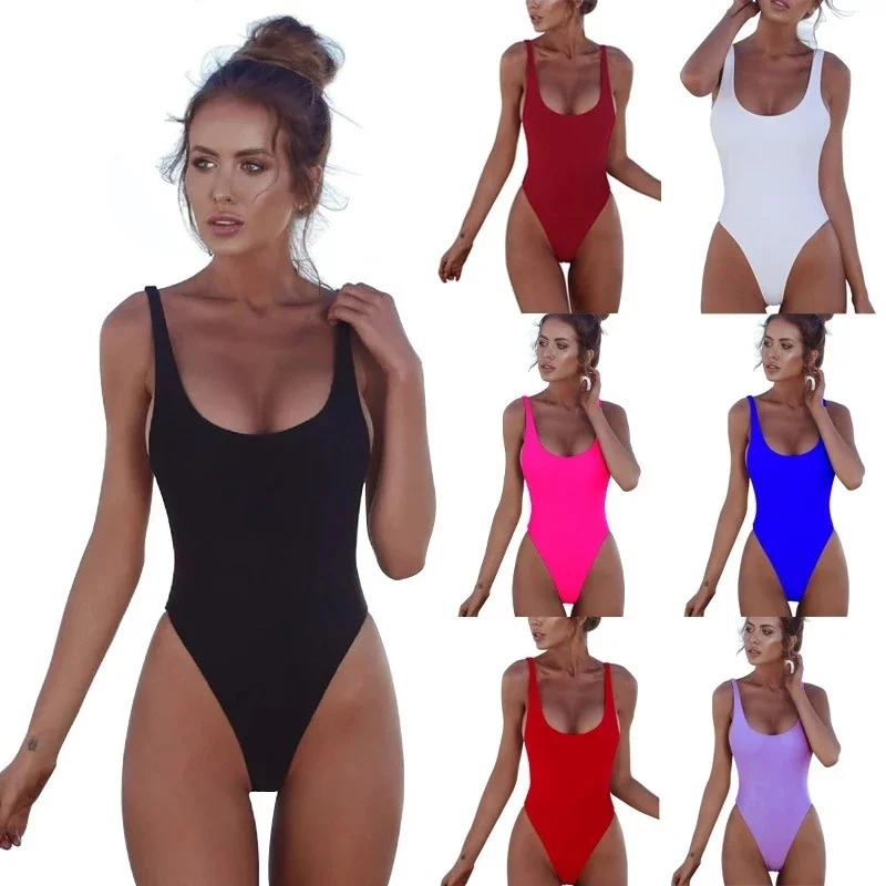 2026 Sexy Bikini One-Piece Swimsuit Solid Female Swimwear Women Backless Brazilian Monokini Bathing Clother Suit Push Up Thong
2026 Sexy Bikini One-Piece Swimsuit Solid Female Swimwear Women Backless Brazilian Monokini Bathing Clother Suit Push Up Thong