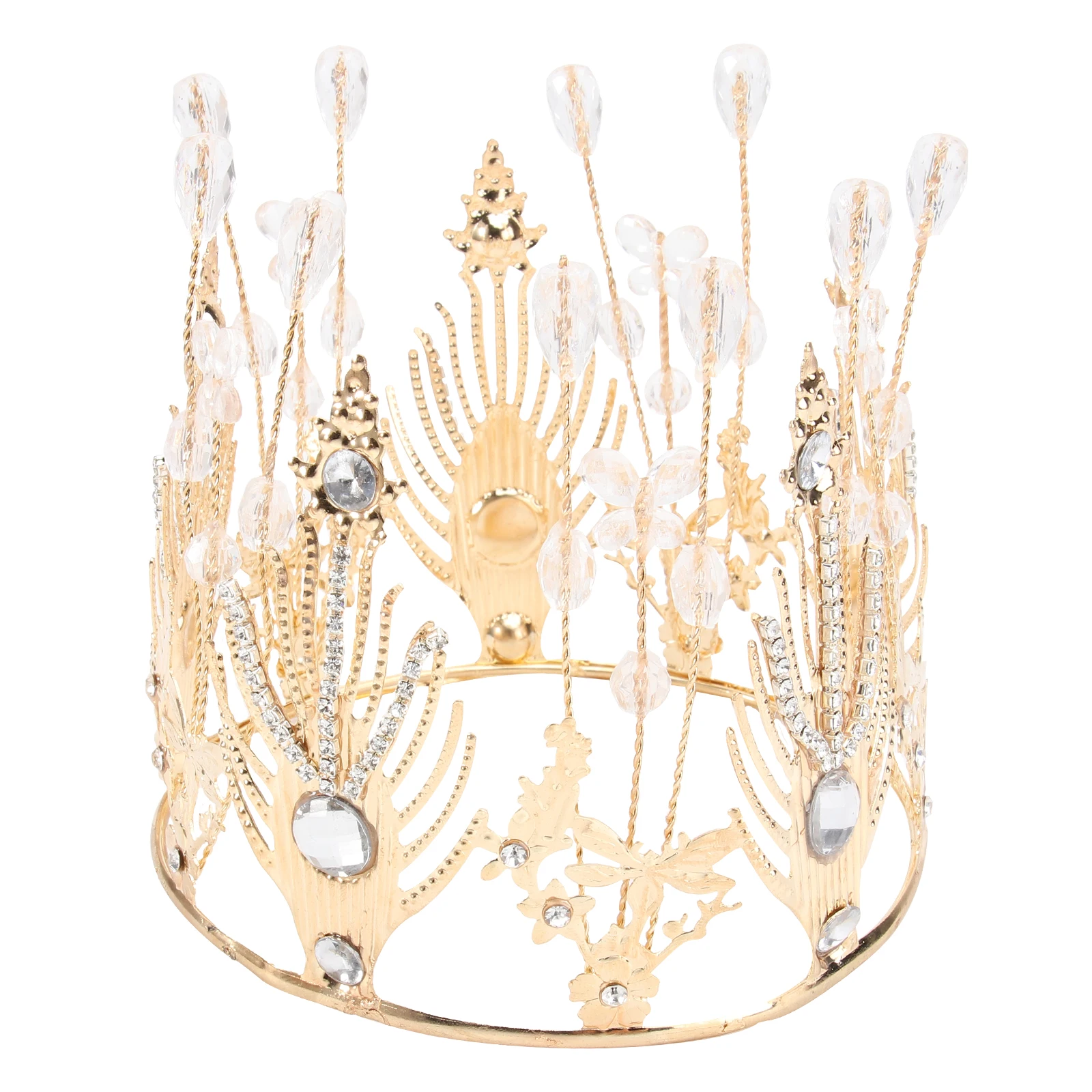 Crystal Crown Lightweight Comfortable Rhinestone Bridesmaid Crown Cake Ornament Photo Props Wedding Tiara Party Supplies Hair
Crystal Crown Lightweight Comfortable Rhinestone Bridesmaid Crown Cake Ornament Photo Props Wedding Tiara Party Supplies Hair