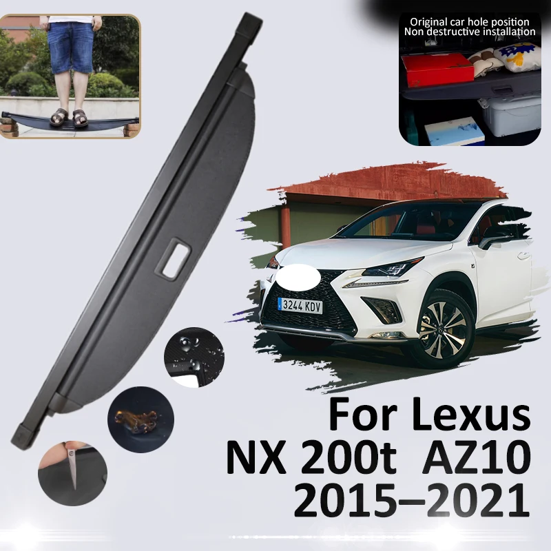 Rear Trunk Cargo Cover For Lexus NX AZ10 2015 2016 2017 2018 2019 2020 2021 Car Privacy Shield Shades Partition Board Accessorie
Rear Trunk Cargo Cover For Lexus NX AZ10 2015 2016 2017 2018 2019 2020 2021 Car Privacy Shield Shades Partition Board Accessorie