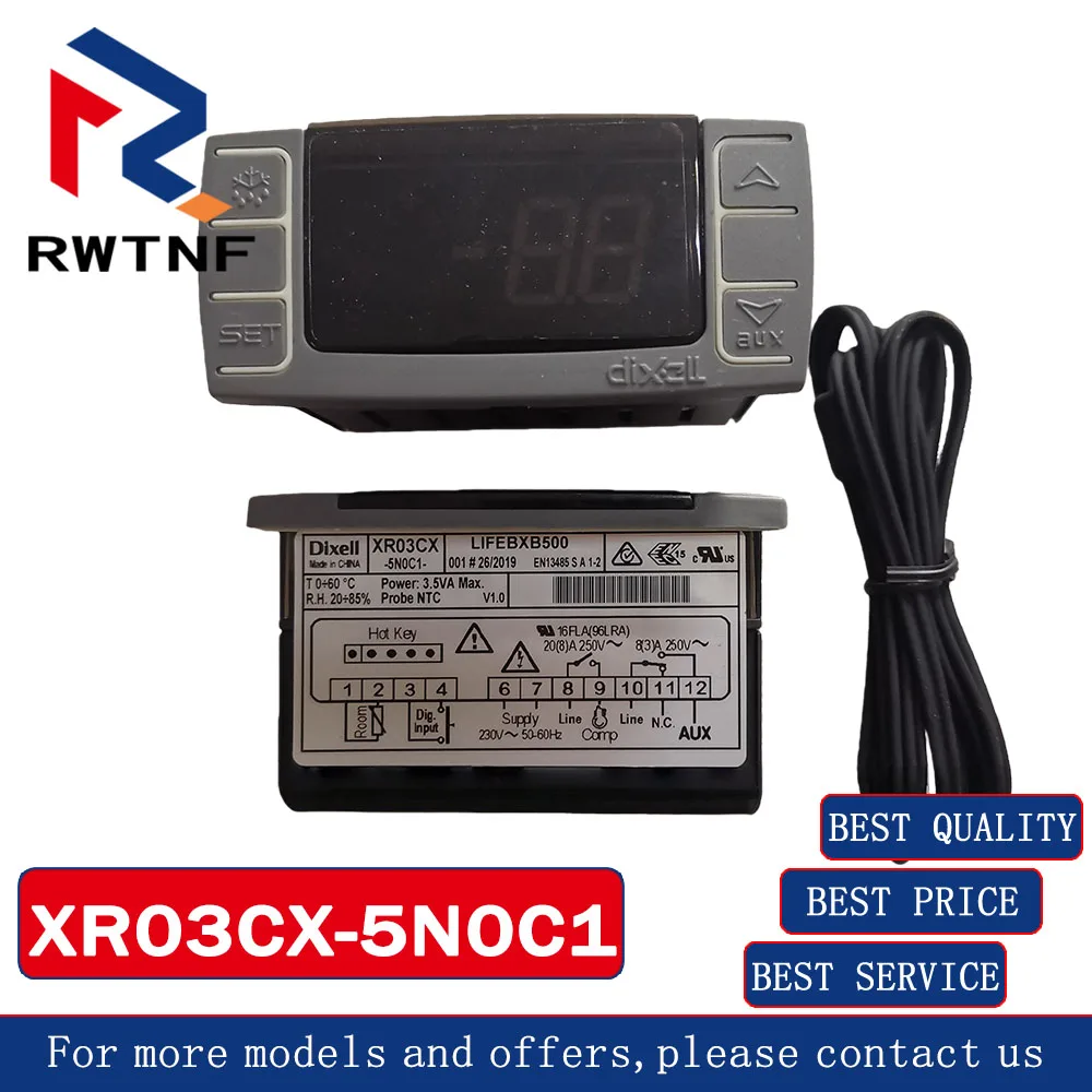 Совершенно новый оригинальный термостат XR03CX-5N0C1 DIXELL с сигнализацией и двойным выходом, 100% оригинал
Совершенно новый оригинальный термостат XR03CX-5N0C1 DIXELL с сигнализацией и двойным выходом, 100% оригинал