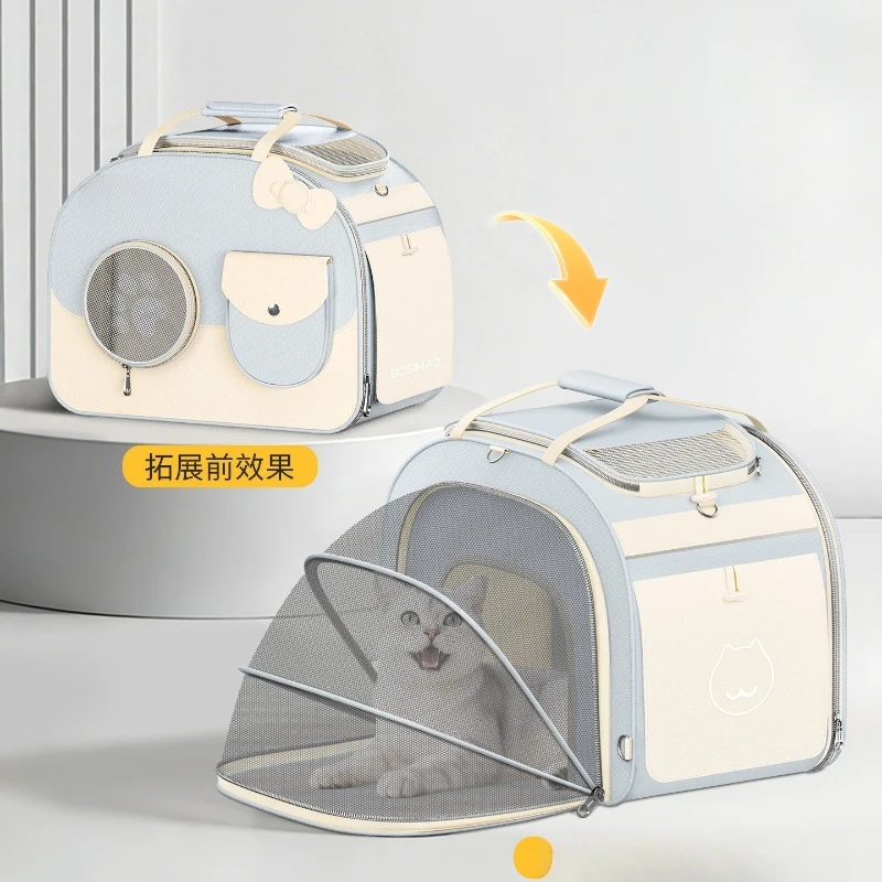 Cat bag out portable large capacity diagonal span shoulder portable small dog out foldable pet bag
Cat bag out portable large capacity diagonal span shoulder portable small dog out foldable pet bag