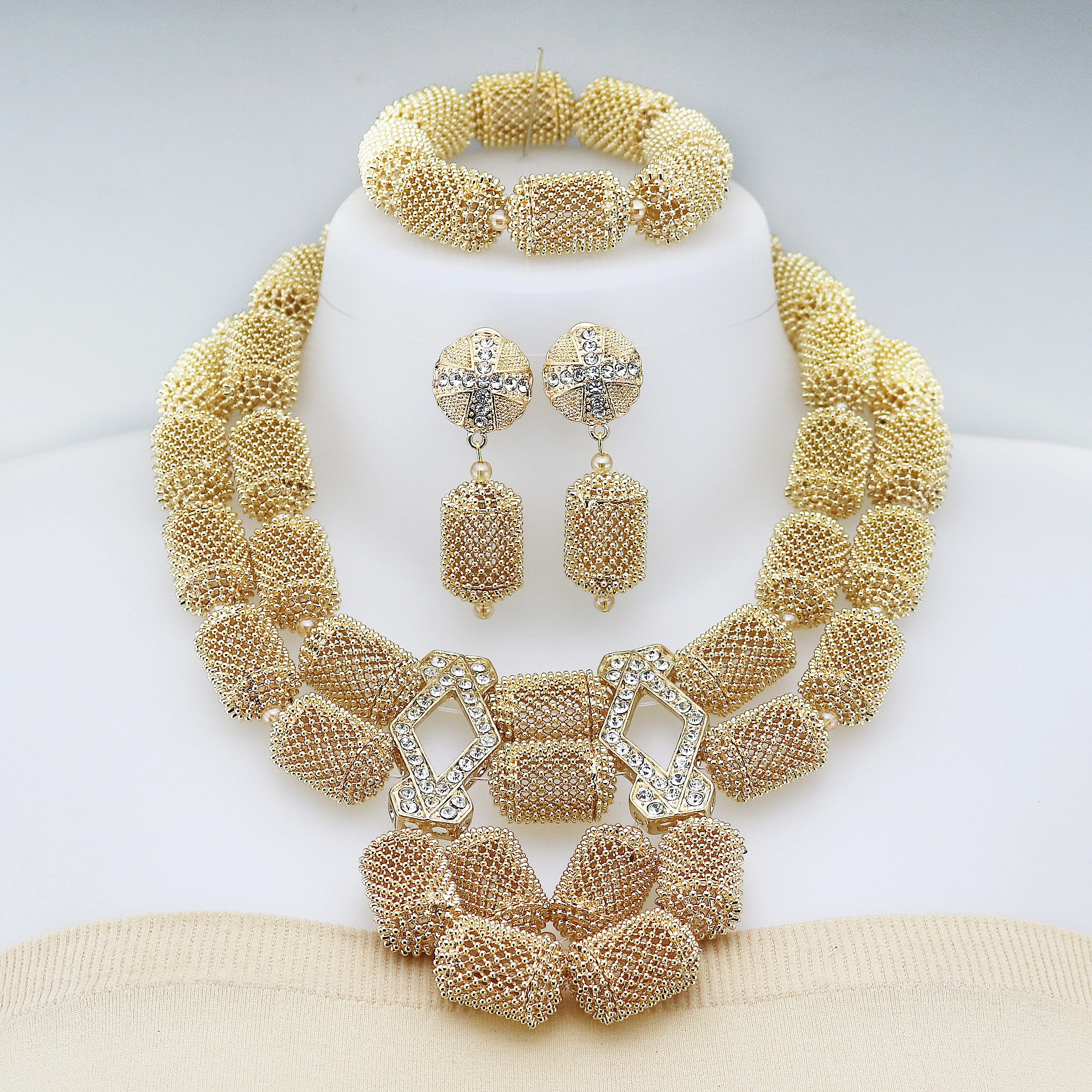 African Beads Jewelry Set Copper Jewelry Set Copper Necklace Bride Jewelry Nigerian Wedding Jewelery Sets
African Beads Jewelry Set Copper Jewelry Set Copper Necklace Bride Jewelry Nigerian Wedding Jewelery Sets