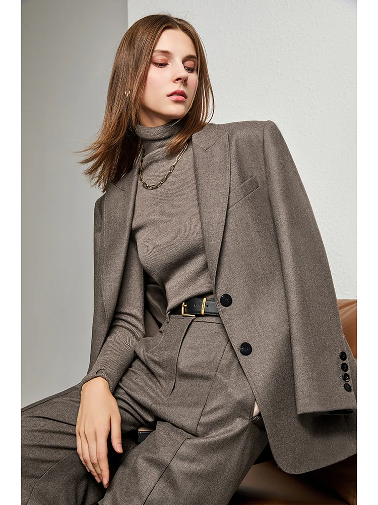 UNQ Premium Woolen Suit Set High nce Velvet Feel Commute Sle Women's Faion Long Sve Buttoned Coat And Pants
UNQ Premium Woolen Suit Set High nce Velvet Feel Commute Sle Women's Faion Long Sve Buttoned Coat And Pants