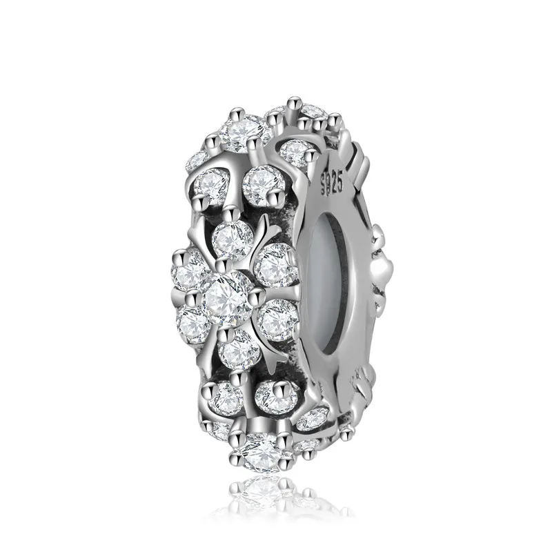 925 Sterling Silver White Zircon Flower-Shaped Spacer Bead Pendant Charm Bead Fit Original Bracelet DIY Accessorie
925 Sterling Silver White Zircon Flower-Shaped Spacer Bead Pendant Charm Bead Fit Original Bracelet DIY Accessorie