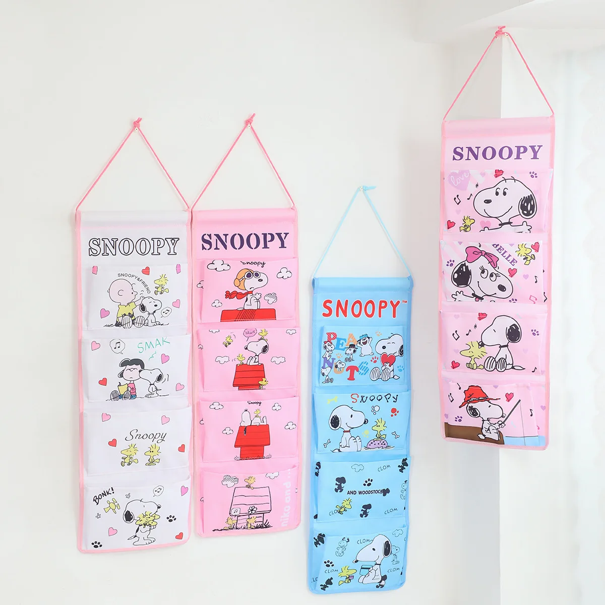 Creative Kawaii Girl Snoopy Four-Compartment Wall Hanging Storage Bag Cartoon Multi-compartment Sundry Bag Organize By Category
Creative Kawaii Girl Snoopy Four-Compartment Wall Hanging Storage Bag Cartoon Multi-compartment Sundry Bag Organize By Category
