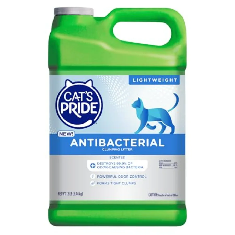 NEW Antibacterial Cat Litter: Destroys 99.9% of Odor-Causing Bacteria - Powerful Odor Control - Premium Lightweight Clumping Li
NEW Antibacterial Cat Litter: Destroys 99.9% of Odor-Causing Bacteria - Powerful Odor Control - Premium Lightweight Clumping Li