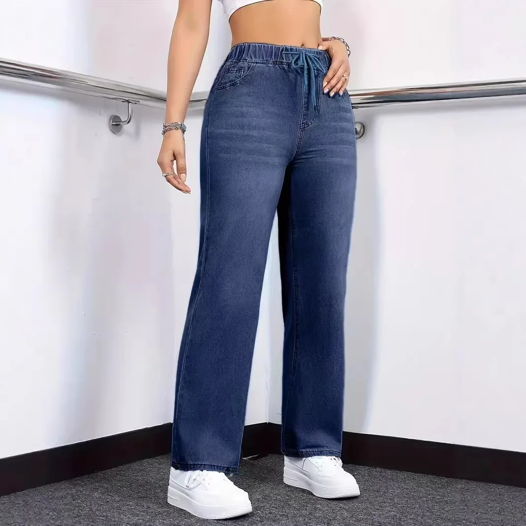 plus Size Women's Jeans Denim Trousers Straight Leg mid Stretch Natural Waist Deep And Light Color Jeans Casual Female Pants
plus Size Women's Jeans Denim Trousers Straight Leg mid Stretch Natural Waist Deep And Light Color Jeans Casual Female Pants