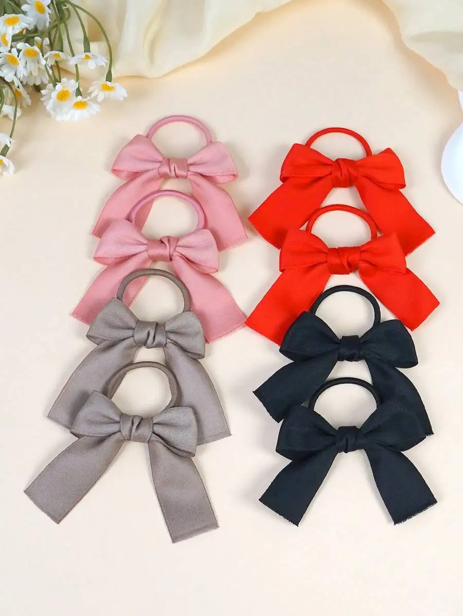 14pcs Set Ribbon Bow Hair Ties For Women Elastic Hair Bands With Bows In Pink Red Gray Black
14pcs Set Ribbon Bow Hair Ties For Women Elastic Hair Bands With Bows In Pink Red Gray Black