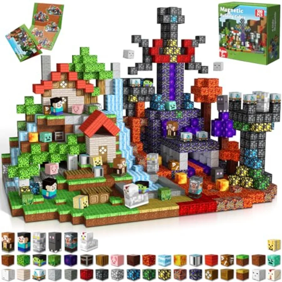 Magnetic Blocks for kids age 3+ ABS plastic vibrant colors strong neodymium magnets for secure stacking and creative constructi
Magnetic Blocks for kids age 3+ ABS plastic vibrant colors strong neodymium magnets for secure stacking and creative constructi