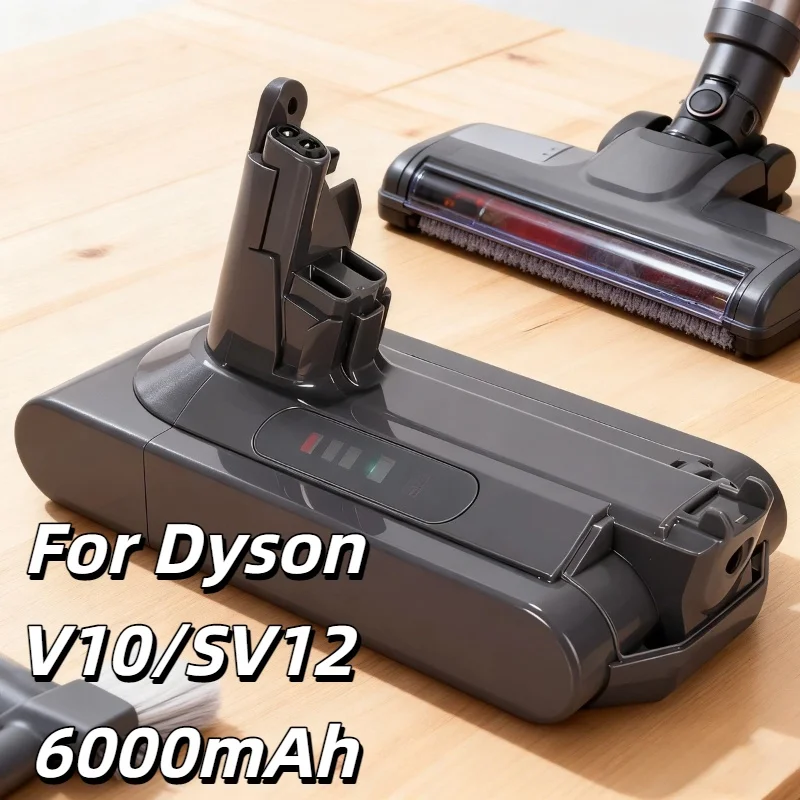 V10 Replacement Battery, for Dyson V10 Cleaner – 25.2V 6000mAh Capacity, Compatible with RH-10 SV12 (7-CELL 206340) Battery Pack
V10 Replacement Battery, for Dyson V10 Cleaner – 25.2V 6000mAh Capacity, Compatible with RH-10 SV12 (7-CELL 206340) Battery Pack