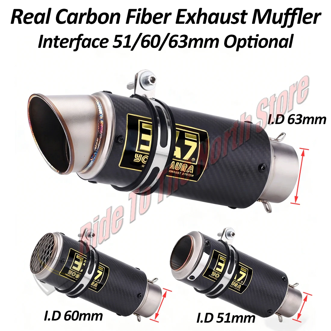 51mm 60mm 63mm Slip On Carbon Fiber yoshi Exhaust Tail Pipe For Kawasaki Honda Yamaha KTM Suzuki CF ETC Muffler Escape Modified
51mm 60mm 63mm Slip On Carbon Fiber yoshi Exhaust Tail Pipe For Kawasaki Honda Yamaha KTM Suzuki CF ETC Muffler Escape Modified