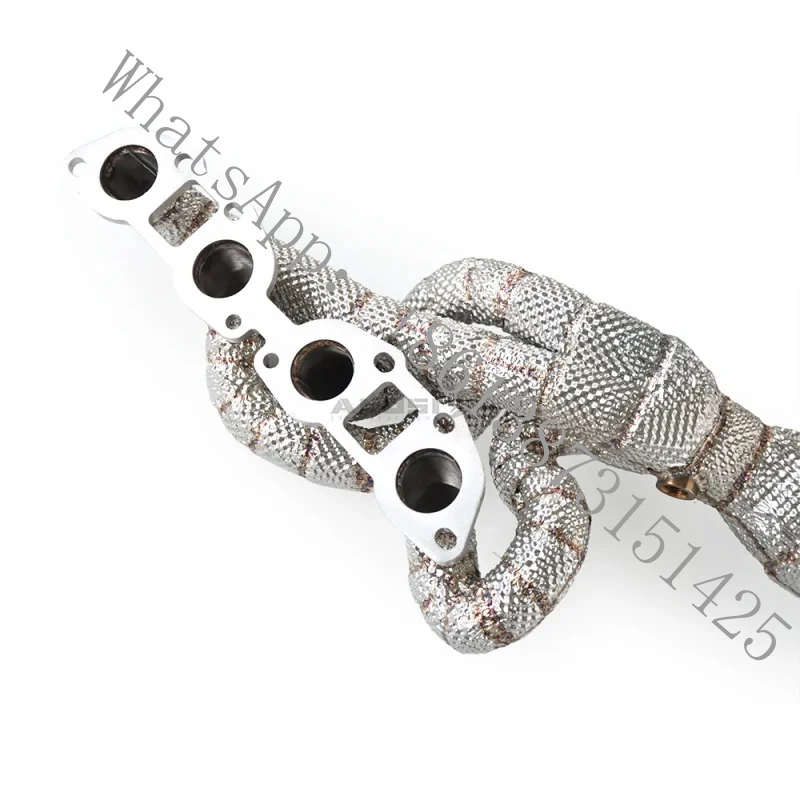 High-flow Exhaust Manifold Collector ISF 5.0 V8 2016-2020 304SS Racing Performance Exhaust Pipe Downspout Modification
High-flow Exhaust Manifold Collector ISF 5.0 V8 2016-2020 304SS Racing Performance Exhaust Pipe Downspout Modification