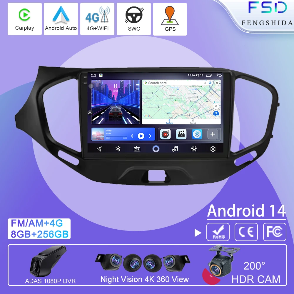Multimedia Player Stereo 4G WIFI BT Car For LADA Vesta Cross Sport 2015 2022 Radio GPS Navigation No 2din DVD Car Touch Screen
Multimedia Player Stereo 4G WIFI BT Car For LADA Vesta Cross Sport 2015 2022 Radio GPS Navigation No 2din DVD Car Touch Screen