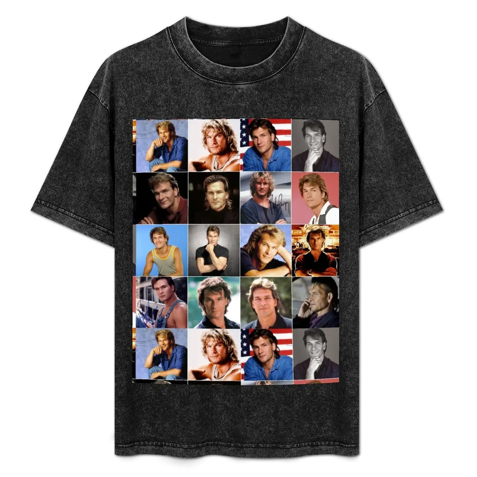 Patrick Swayze Photo Collage T-Shirt Basic Casual Short Sleeve Cotton Shirt
Patrick Swayze Photo Collage T-Shirt Basic Casual Short Sleeve Cotton Shirt