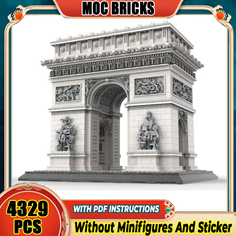 Famous French Architecture Model Moc Building Bricks Arc De Triomphe Technology Blocks Gifts Christmas Toys DIY Sets Assembly
Famous French Architecture Model Moc Building Bricks Arc De Triomphe Technology Blocks Gifts Christmas Toys DIY Sets Assembly