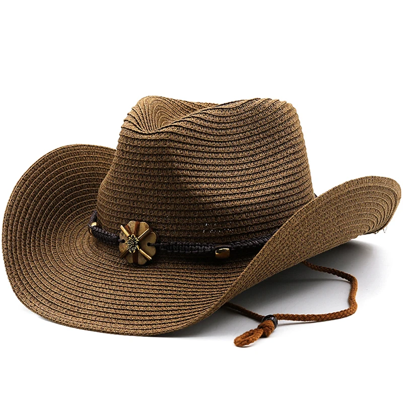 Simple Women Summer Jazz Hat cowboy Straw Hat Men Fedora Panama Beach Sun Hats Chapeu Unisex Caps
Simple Women Summer Jazz Hat cowboy Straw Hat Men Fedora Panama Beach Sun Hats Chapeu Unisex Caps