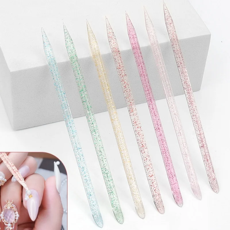 100 шт. красочные многоразовые блестящие палочки с кристаллами, двойной конец для дизайна ногтей, толкатель для удаления кутикулы, акриловая точечная алмазная ручка для маникюра
100 шт. красочные многоразовые блестящие палочки с кристаллами, двойной конец для дизайна ногтей, толкатель для удаления кутикулы, акриловая точечная алмазная ручка для маникюра
