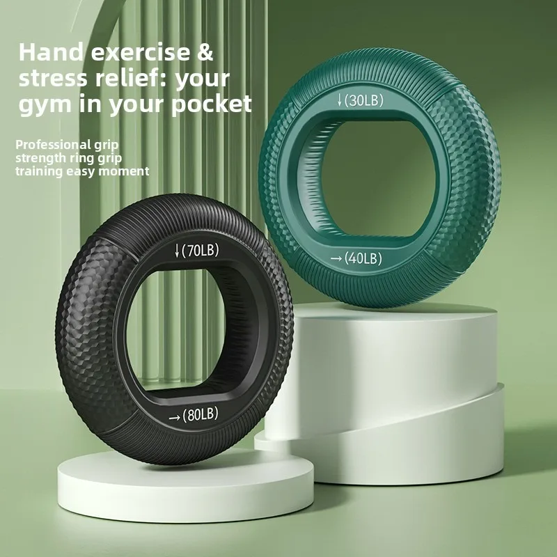 High Flex Silicone Hand Grip Exerciser Ball Wrist Exerciser Band Five Finger Recovery Ring Versatile Home Fitness Equipment
High Flex Silicone Hand Grip Exerciser Ball Wrist Exerciser Band Five Finger Recovery Ring Versatile Home Fitness Equipment