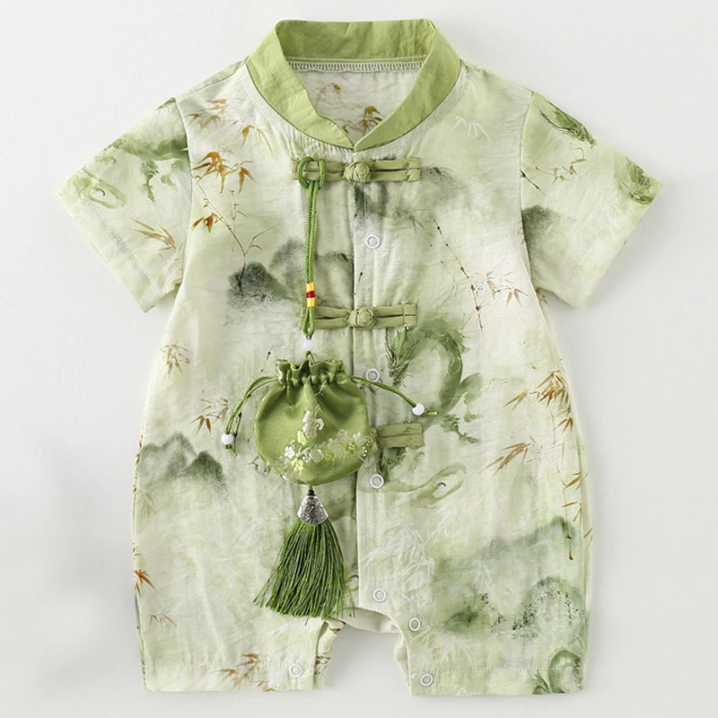 2Piece Summer Jumpsuits Baby Boy Clothes 0 3 Months Chinese Style Fashion Cute Print Short Sleeve Rompers Newborn Items BC2131
2Piece Summer Jumpsuits Baby Boy Clothes 0 3 Months Chinese Style Fashion Cute Print Short Sleeve Rompers Newborn Items BC2131