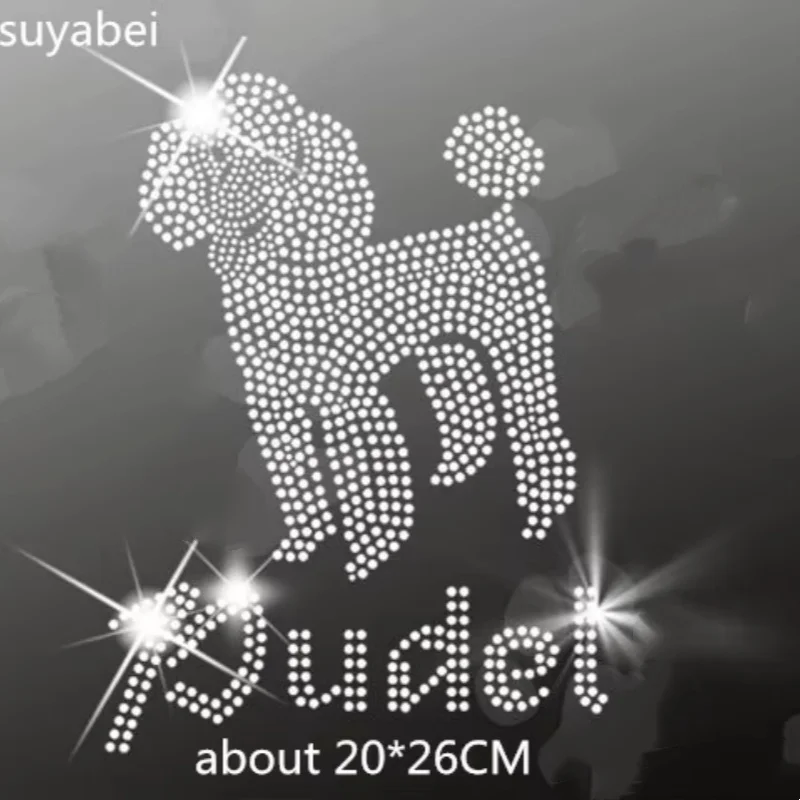 2 шт./лот, термоклеевые стразы с изображением пуделя, наклейки из страз, аппликации из страз с термоклеем
2 шт./лот, термоклеевые стразы с изображением пуделя, наклейки из страз, аппликации из страз с термоклеем