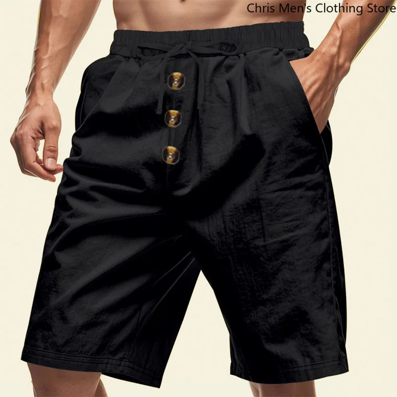 【 Multiple Colors 】 Summer Men's Cotton and Linen Breathable Shorts, Loose Comfortable Casual Capre Pants, Gym Sports Home Pants
【 Multiple Colors 】 Summer Men's Cotton and Linen Breathable Shorts, Loose Comfortable Casual Capre Pants, Gym Sports Home Pants