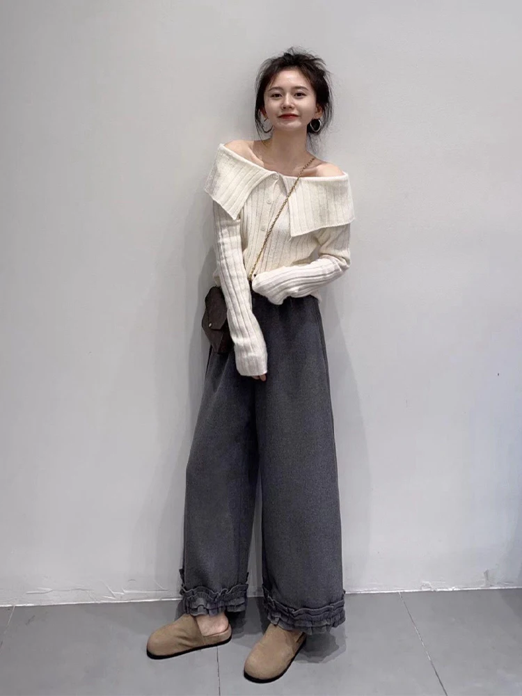 plus Size Autumn Fashion Korean Style White Knitted Sweater And Casual Pants Set Versatile Comfortable Breathable Lightweight...
plus Size Autumn Fashion Korean Style White Knitted Sweater And Casual Pants Set Versatile Comfortable Breathable Lightweight...