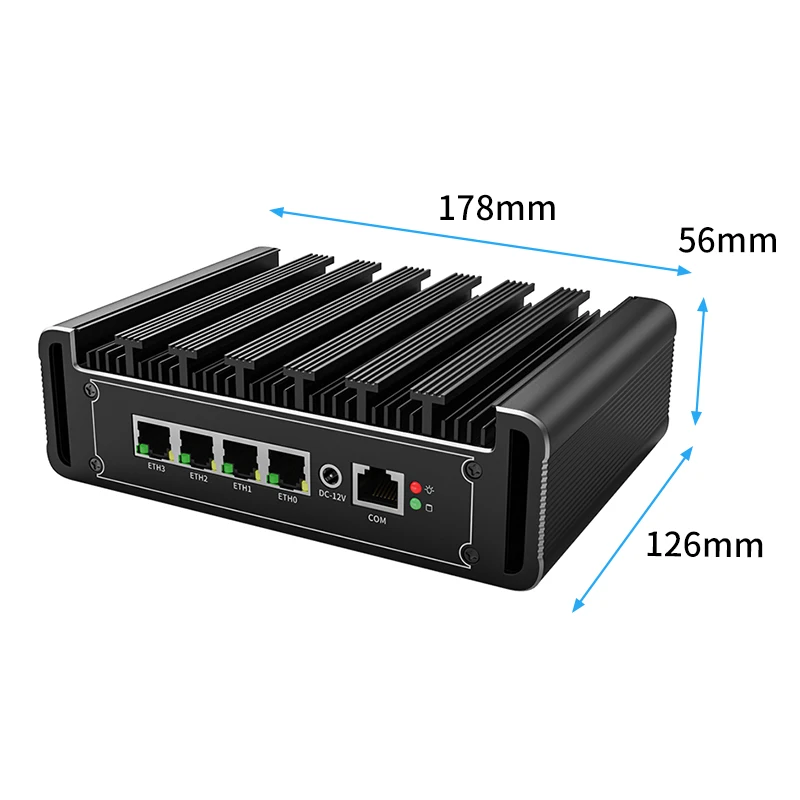 Solid Soft Router PC Intel N100 Firewall Appliance 4x2.5G LAN i226-V Fanless Mini PC N5105 J6412 N6210 Mini Computer pfSense
Solid Soft Router PC Intel N100 Firewall Appliance 4x2.5G LAN i226-V Fanless Mini PC N5105 J6412 N6210 Mini Computer pfSense