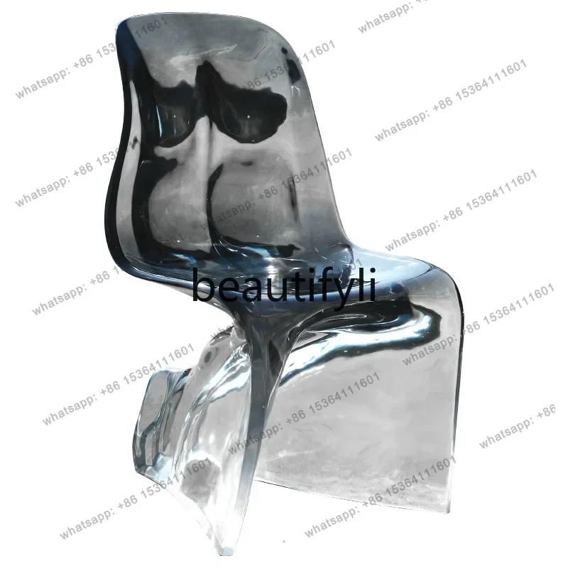 Прозрачный обеденный стул из смолы с кристаллами, стул с человеческой задней частью, легкий роскошный художественный дизайнерский стул Pantone
Прозрачный обеденный стул из смолы с кристаллами, стул с человеческой задней частью, легкий роскошный художественный дизайнерский стул Pantone