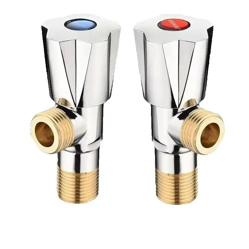Copper Hot Cold Inlet Valve G1/2” Kitchen Bathroom Accessories Angle Valve for Toilet / Sink / Basin / Water Heater Angle Valves
Copper Hot Cold Inlet Valve G1/2” Kitchen Bathroom Accessories Angle Valve for Toilet / Sink / Basin / Water Heater Angle Valves
