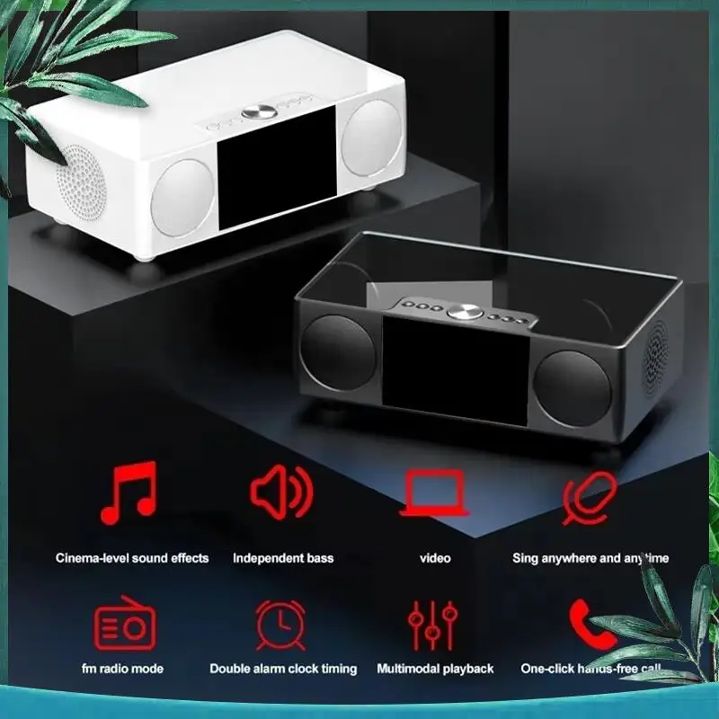 (NEW) Video Bluetooth Speaker Theater K-Song Record Sound Music System With AUX USB TF Alarm Clock Fm Radio LED Display
(NEW) Video Bluetooth Speaker Theater K-Song Record Sound Music System With AUX USB TF Alarm Clock Fm Radio LED Display