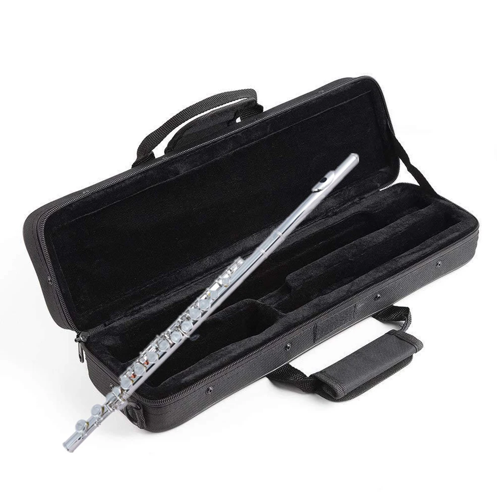 1pc Carry Case 16-Hole C Single Flute Padded Shoulder Bag Black Portable Protective Design For Student Travel Flute Handbag
1pc Carry Case 16-Hole C Single Flute Padded Shoulder Bag Black Portable Protective Design For Student Travel Flute Handbag