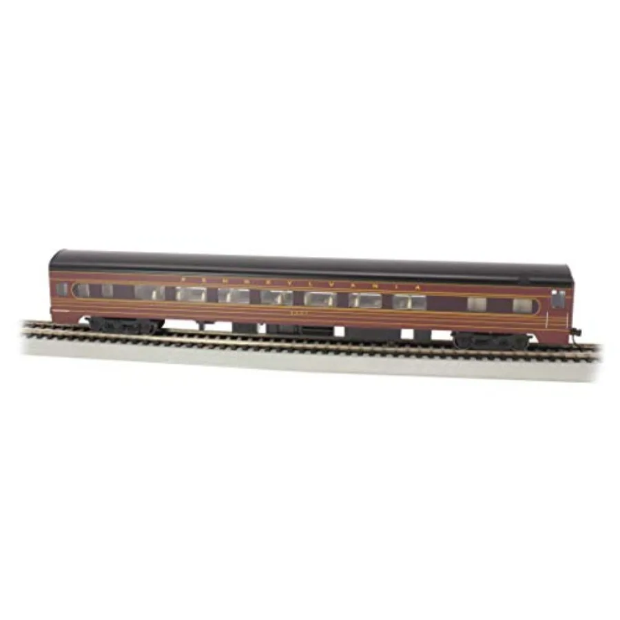 HO Scale Trains - 85' Smooth-Side Coach Car with Lighted Interior for Modern Fleet Display - Silver Aluminum Finish
HO Scale Trains - 85' Smooth-Side Coach Car with Lighted Interior for Modern Fleet Display - Silver Aluminum Finish