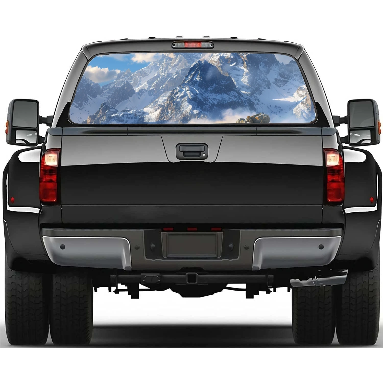 Glorious Mountain Range Car Rear Window Decal Fit Pickup,Truck,Car Universal See Through Perforated Back Window Vinyl Sticker
Glorious Mountain Range Car Rear Window Decal Fit Pickup,Truck,Car Universal See Through Perforated Back Window Vinyl Sticker