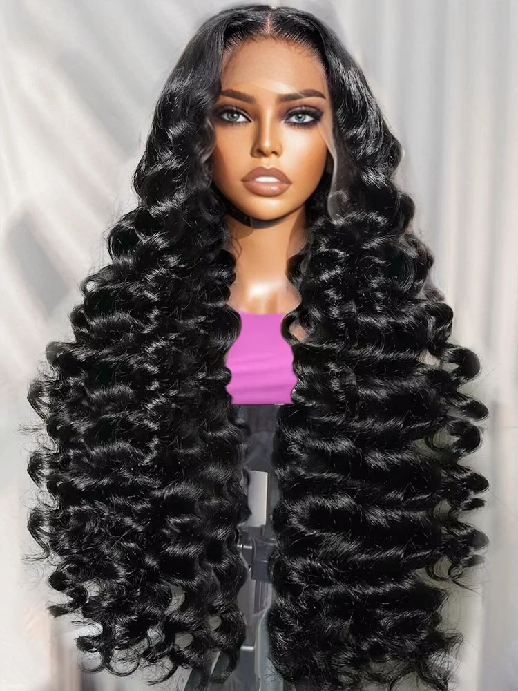 Lace Front 200 250 Density Loose Deep Wave Pre Plucked Human Hair Wig 13x6 30 40 Inch 13x4 HD Water Curly Lace Frontal Remy Wigs
Lace Front 200 250 Density Loose Deep Wave Pre Plucked Human Hair Wig 13x6 30 40 Inch 13x4 HD Water Curly Lace Frontal Remy Wigs