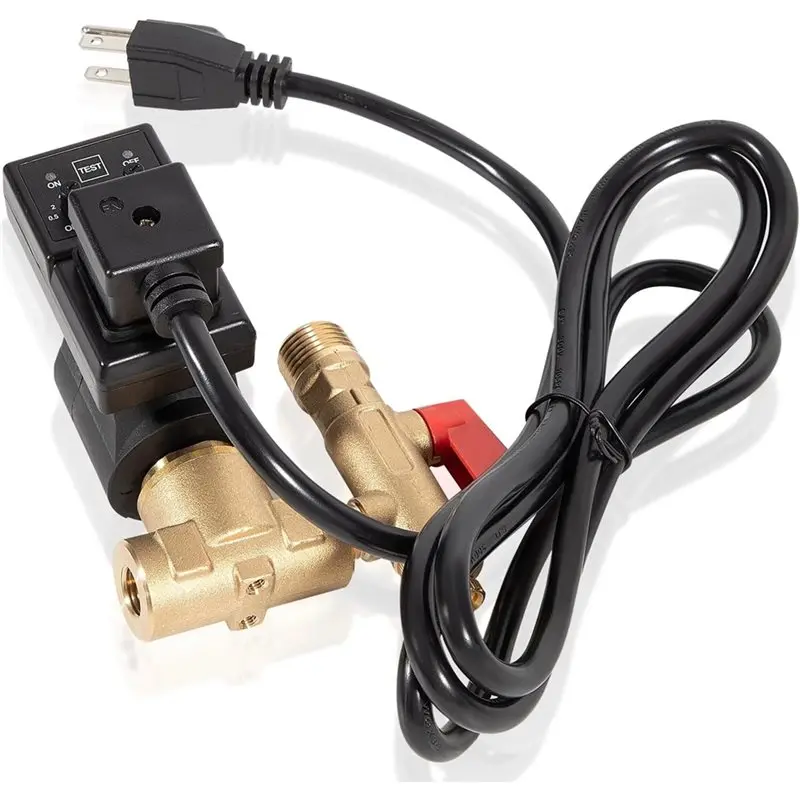 B97A-For Ingersoll Rand EDV200 1/4" NPT Automatic Electronic Drain Valve US Plug To Remove Condensed Water And Oil
B97A-For Ingersoll Rand EDV200 1/4" NPT Automatic Electronic Drain Valve US Plug To Remove Condensed Water And Oil